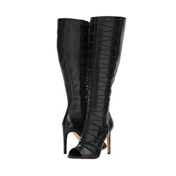 Vince Camuto Shoes - Vince camuto knee high lace up open toe boots